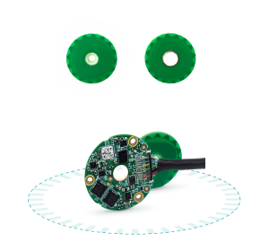 Small absolute rotary encoder