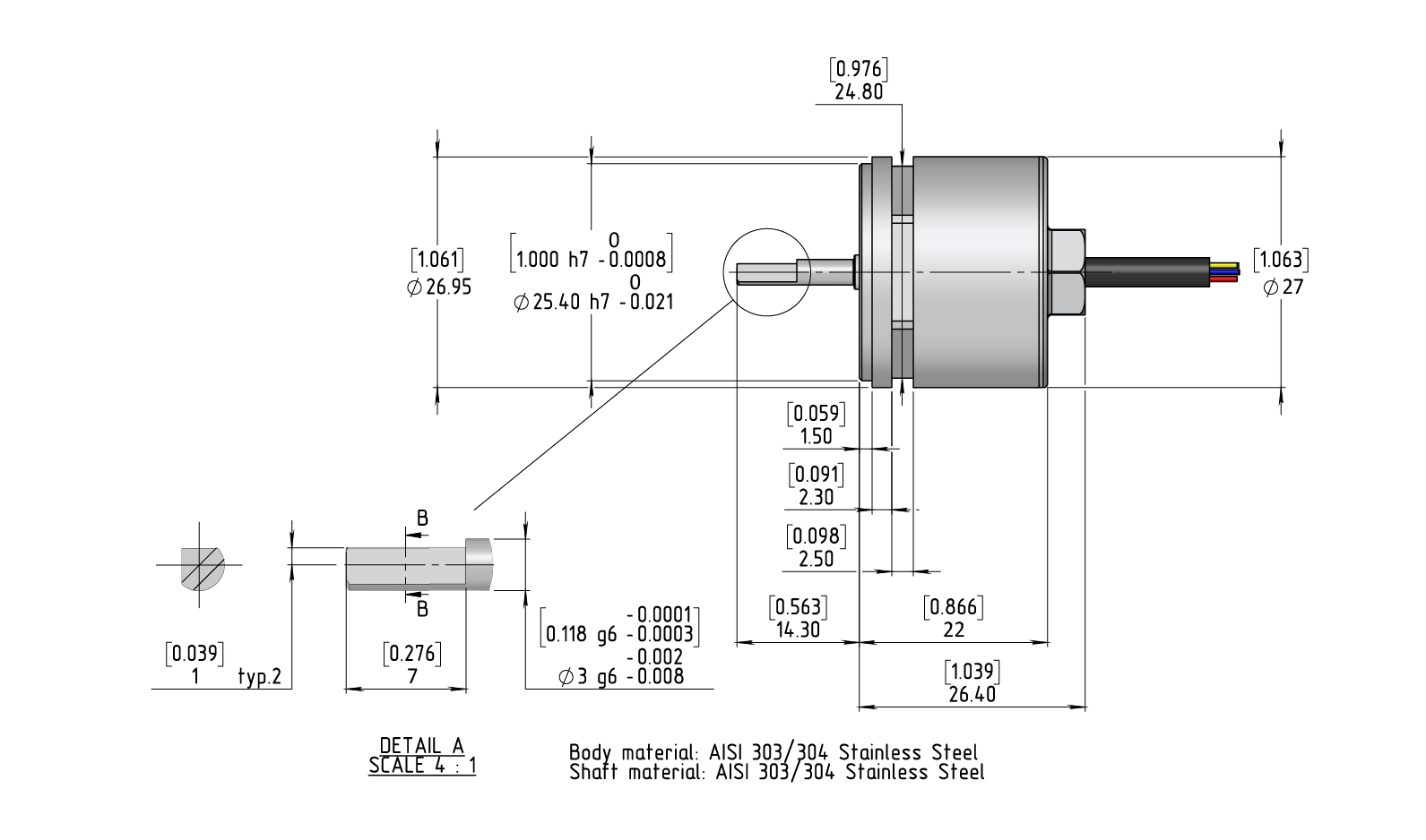 DL-27 Shaft Encoder