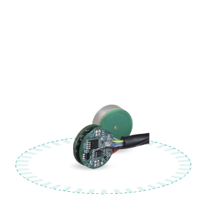 micro rotary encoder - the smallest member of the VLP series, designed for high-precision motion control with 0.5 mdeg accuracy