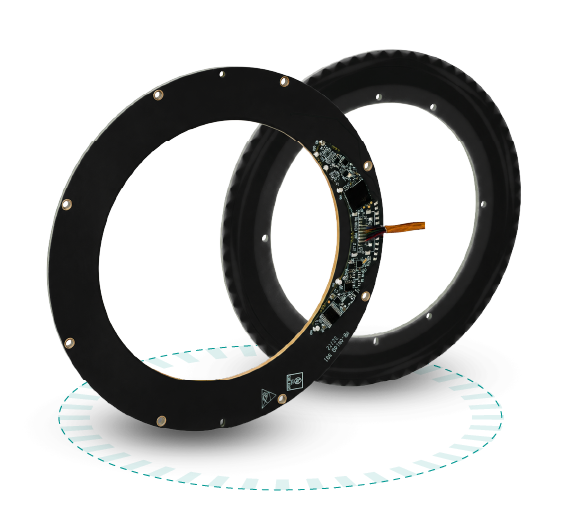 Frictionless position sensor designed for harsh environments and long-life performance. Absolute Rotary Encoder VLS140